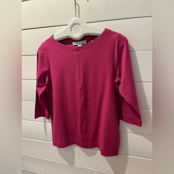 🩷 BIANCA 3/4 Sleeve Fuchsia Top – Siz US 8 - Picture 6 of 8